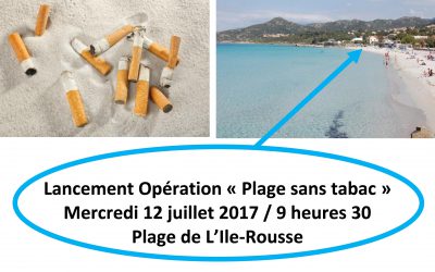 Inauguration de la Plage sans Tabac