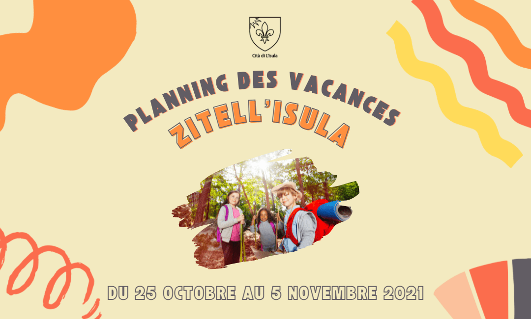 Programme des vacances Zitell’Isula