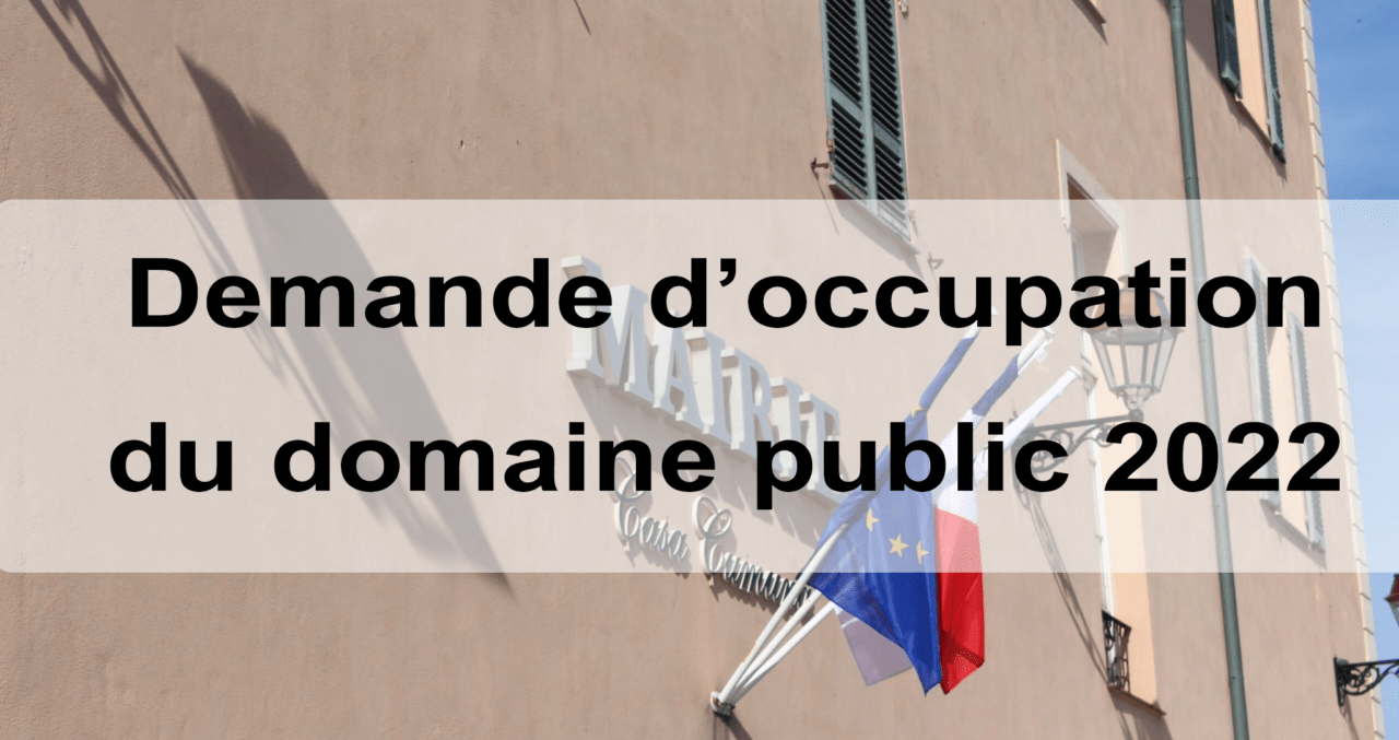 Occupation du domaine public - Site officiel de la mairie d'Ile Rousse