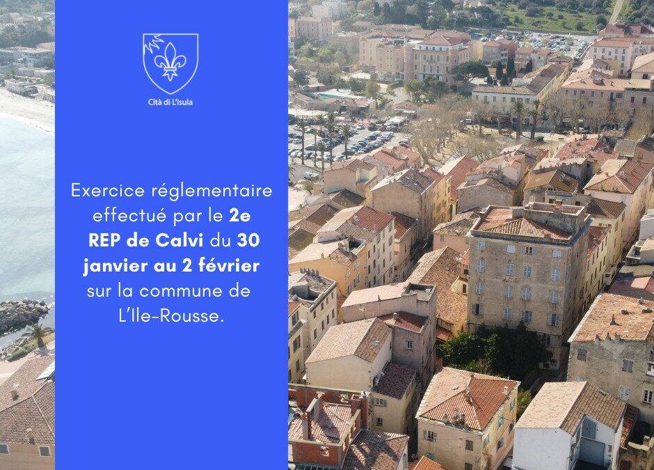 Exercice en terrain libre du 30 janvier au 2 février