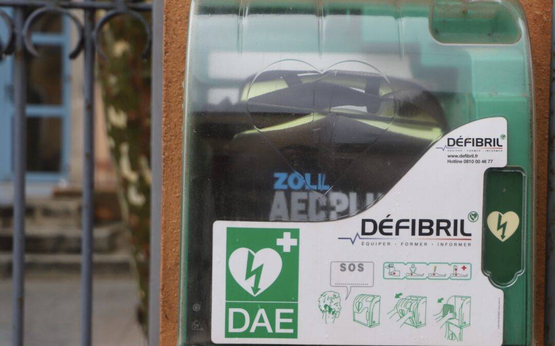 La carte des défibrillateurs en ville
