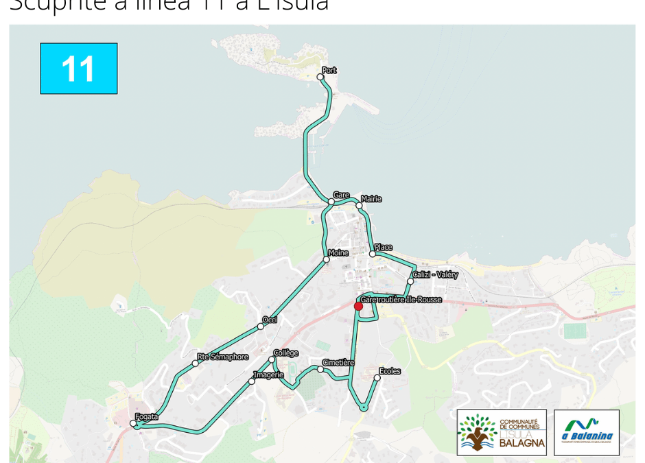 Scuprite a linea 11 à L’Isula