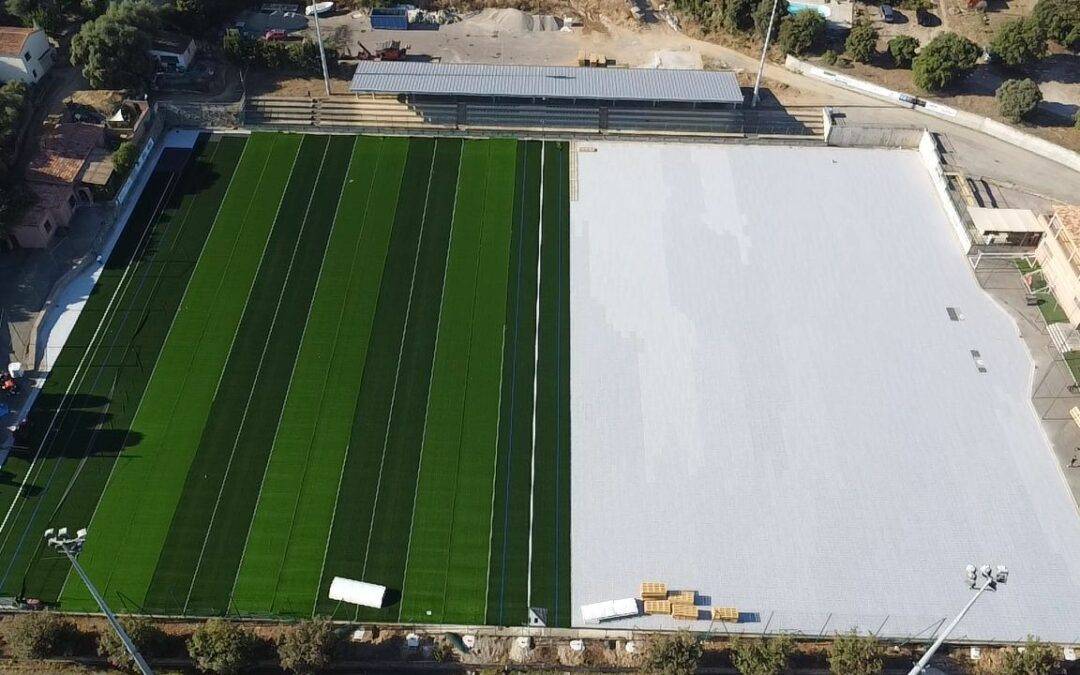Avancement des travaux du stade Jacques Ambrogi