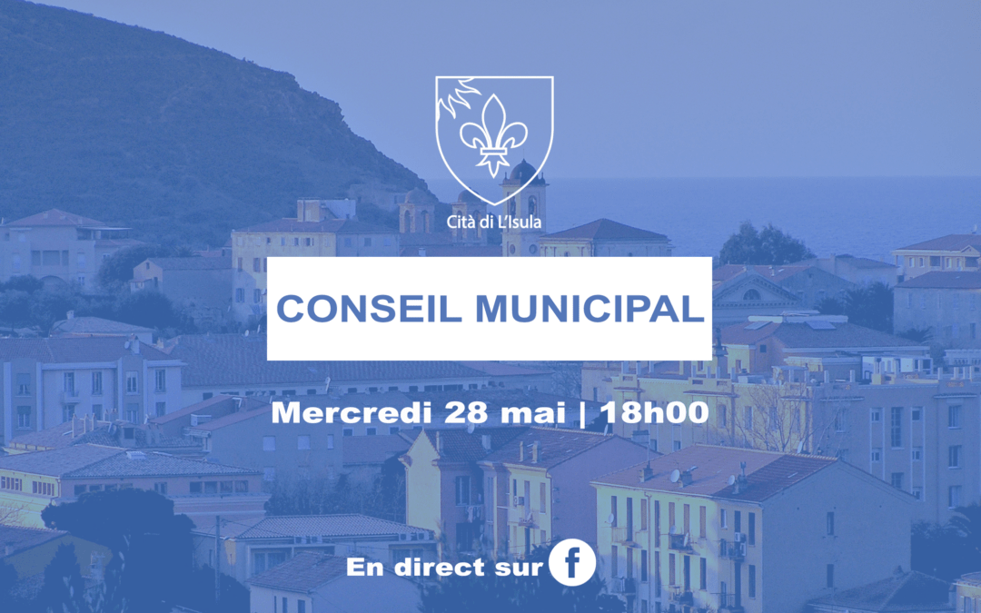 Ordre du jour du conseil municipal du mercredi 28 mai