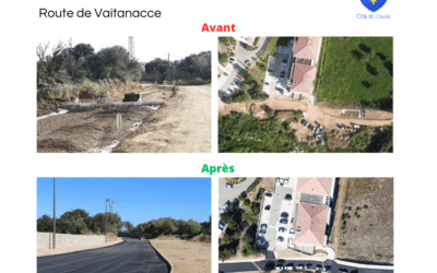 Travaux terminés route de Vaitanacce