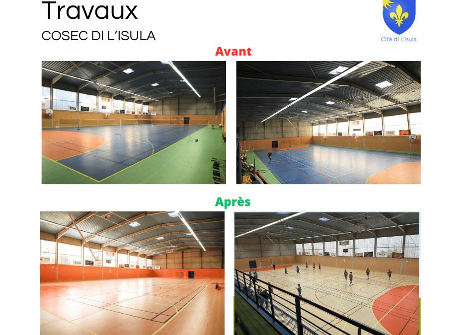 Fin des travaux de rénovation du COSEC