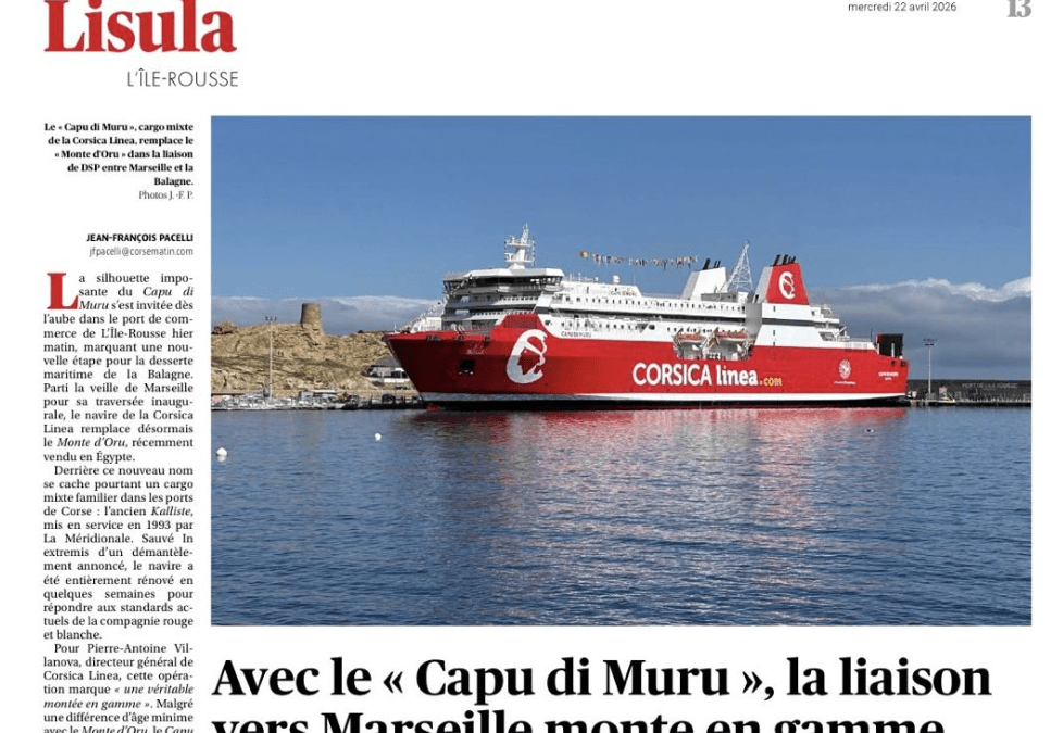 L&rsquo;Île-Rousse / Marseille : une liaison renforcée