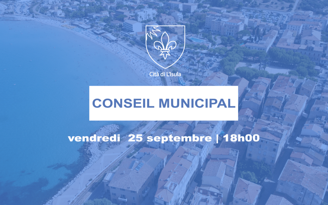 Conseil municipal du 25 septembre 2026