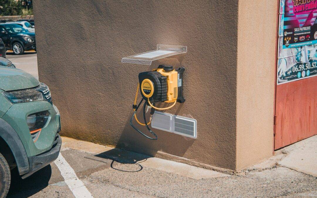 De nouvelles bornes de gonflage installées sur la commune